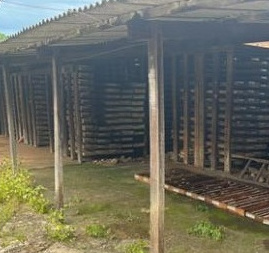 Estrutura operacional da mina em Tocantins