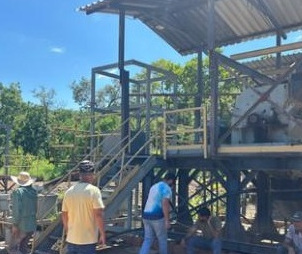 Instalação de processamento da mina adquirida em Tocantins